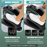 ANCHEER Under Desk Elliptical Machine – Quiet Pedal Exerciser for Seniors, Office & Home, Low-Impact Seated Leg Workout Equipment, Smart LCD Display, Remote Control