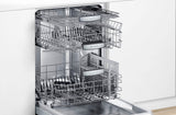 Bosch – 800 Series 24 Top Control Built-In Dishwasher with CrystalDry, Stainless Steel Tub, 3rd Rack, 40 dBa – Stainless steel