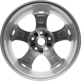 Partsynergy Replacement For New Replica Aluminum Alloy Wheel Rim 17 Inch Fits 2018-2010 Mazda 5 5 Lug 114.3mm 5 Spokes